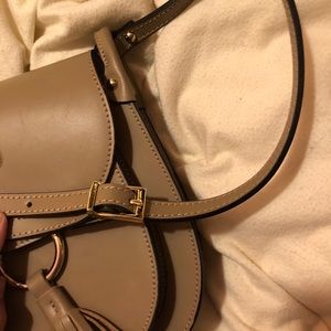 Leather saddle bag
